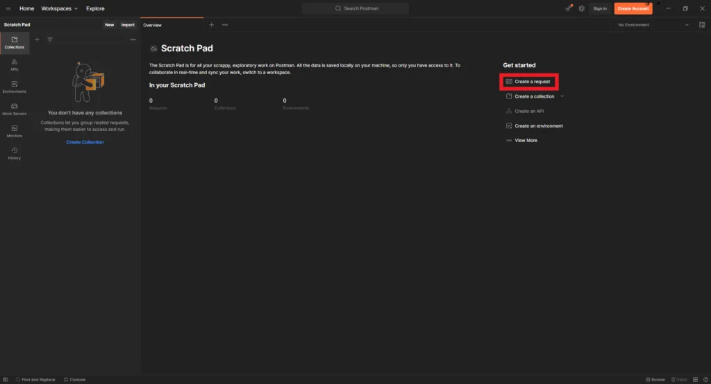 scraping with postman